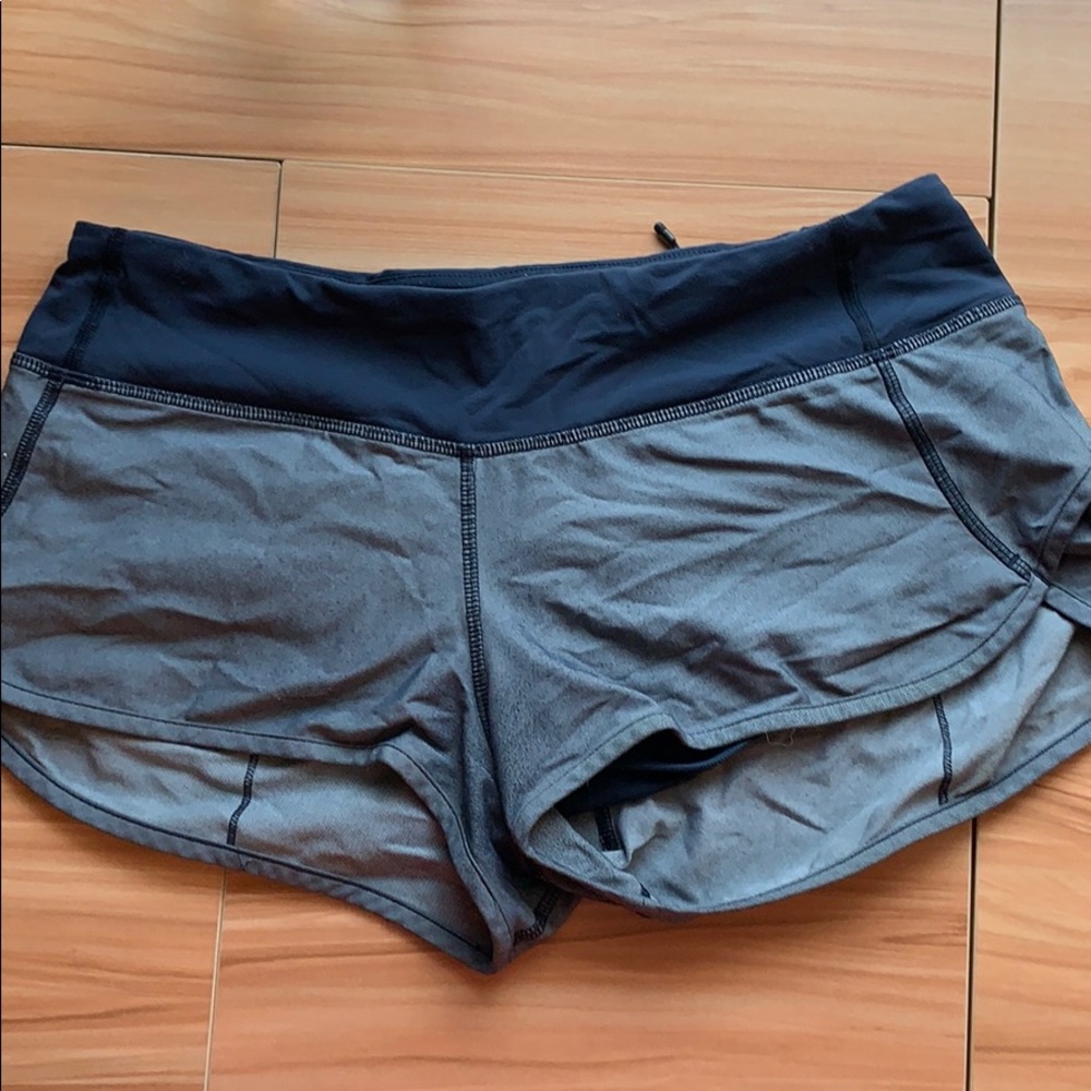 Lululemon speed shorts 6 navy